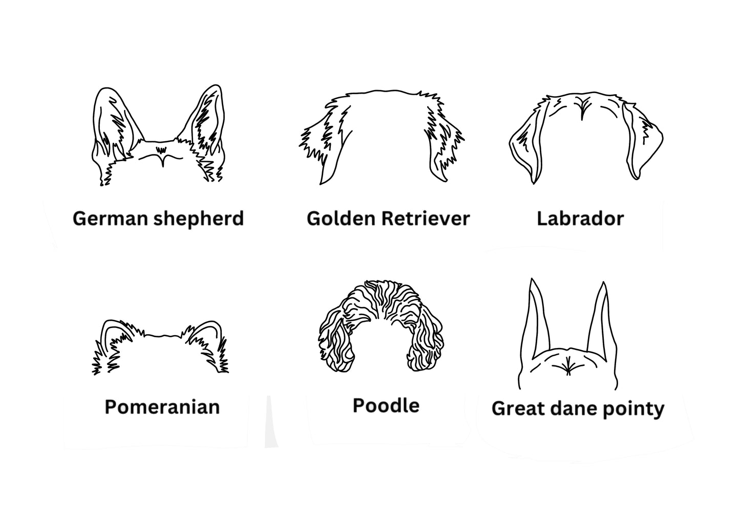 Custom Dog Ears Sweatshirt, Hoodie or T-Shirt