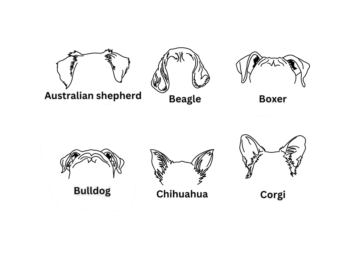Custom Dog Ears Sweatshirt, Hoodie or T-Shirt