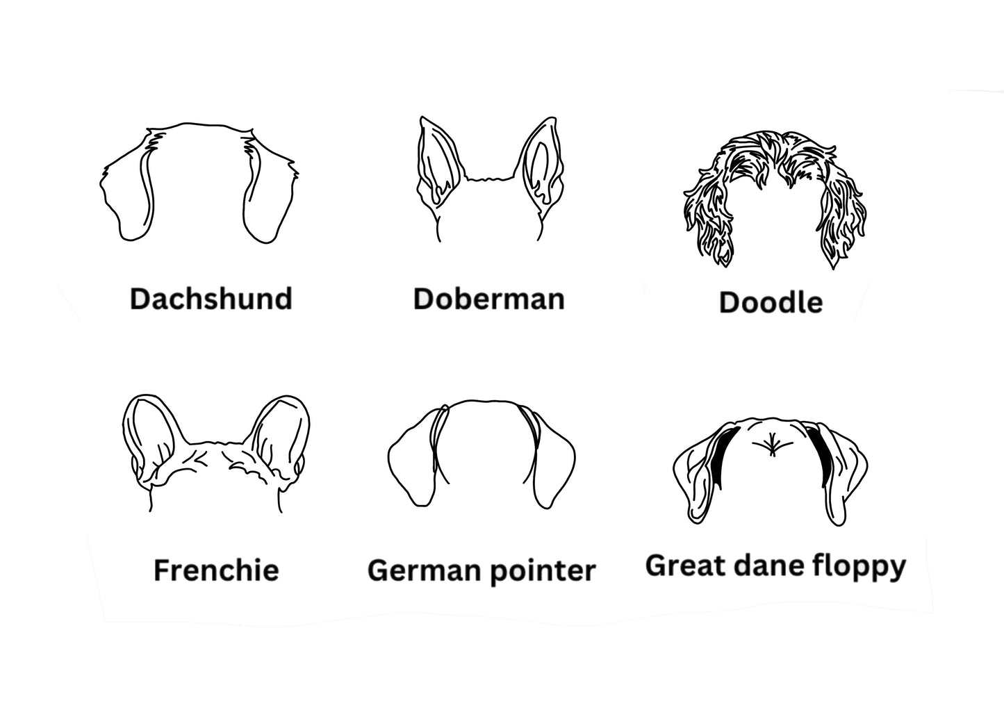 Custom Dog Ears Sweatshirt, Hoodie or T-Shirt